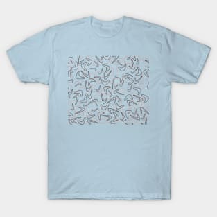 Retro Boomerang Pattern T-Shirt